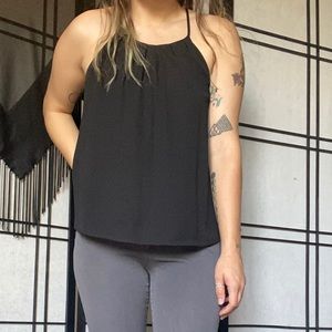 Black F21 Halter Top